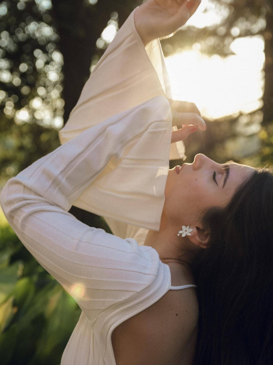 Rückenfreie Maxikleider mit Rundhalsausschnitt und breiten Achselstreifen