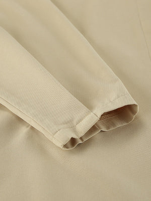 Liber Autumn Women's Trench Coats Solid Color Jackets