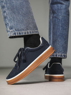Color-blocked Casual Sneakers