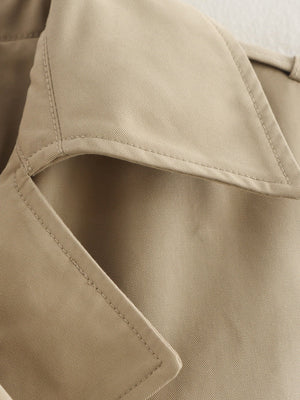 Buttons Short Trench Coats