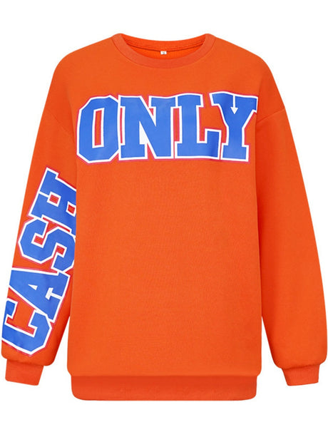 Liber Autumn women's long-sleeved pullover sweatshirt
