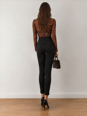 Sexy Slim-fit, High-waisted Trousers For Women