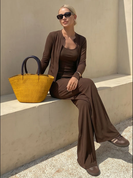 Korean-style Sexy Casual Sportswear Set