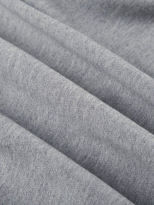 Leisure Long Sleeve Crew Neck Patchwork Fabric Letter Sports 2-piece Sets