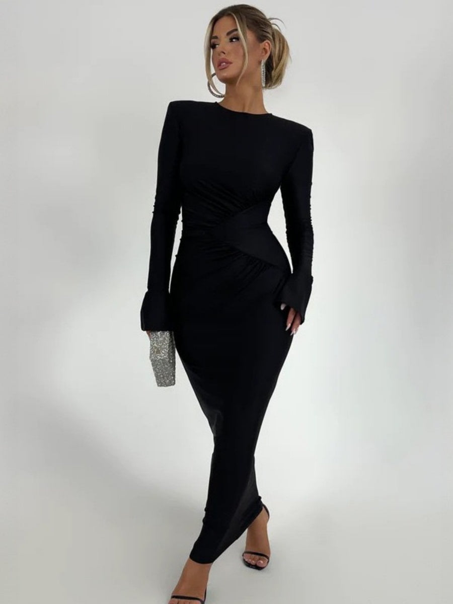 Liber Autumn Women's Pleated Maxi Dresses