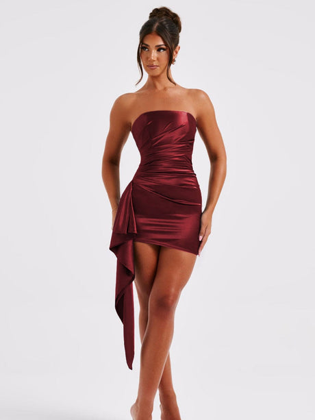 Etuitop-Abendkleid, figurbetonte Mini- und kurze Kleider