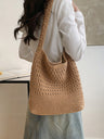 Woven Large-capacity Lightweight Shoulder Bag