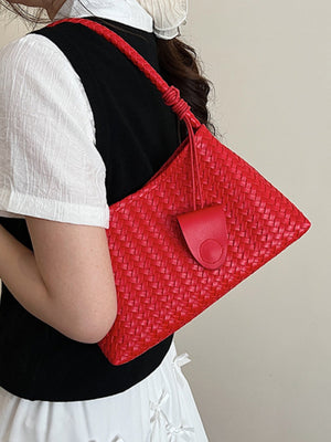 Woven Embossed Handbag