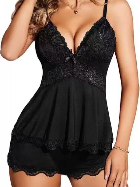 Lace-trimmed Camisole Nightgown
