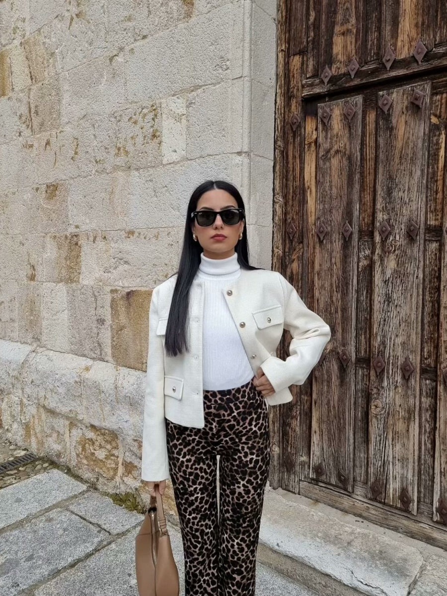 Chanel-inspired Stylish Short Dress With Button Embellishments Blazers