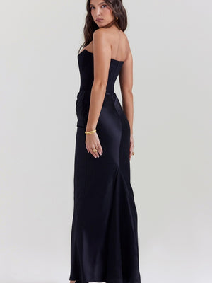 Satin Bob Bob Sexy Slim-fit Mermaid Long Dress