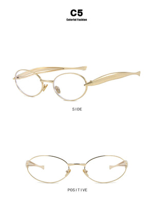 Small Oval-shaped Sunglasses