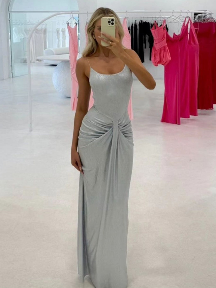 Liber Autumn Women's Flash Pleated Maxi Dresses