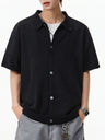 Texture Solid Color Simple Shirts