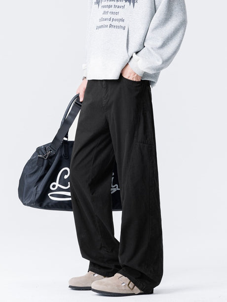 Distressed Patchwork Cargo Trousers