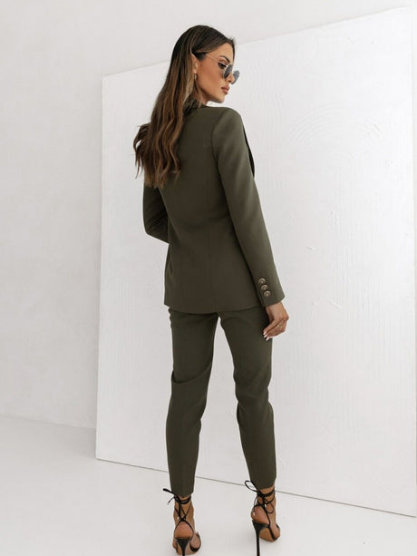 Buttons Double Row Commuting Blazers