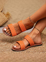 Woven Flat Sandals