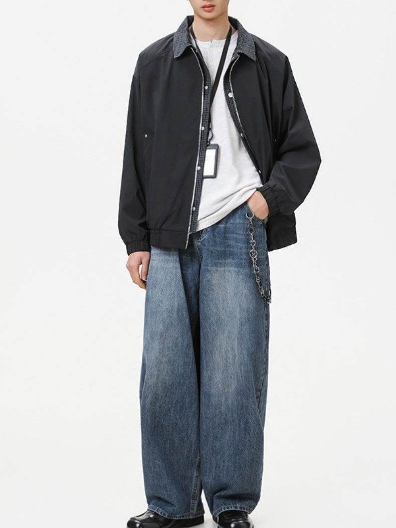 Layered-look Plaid Jackets