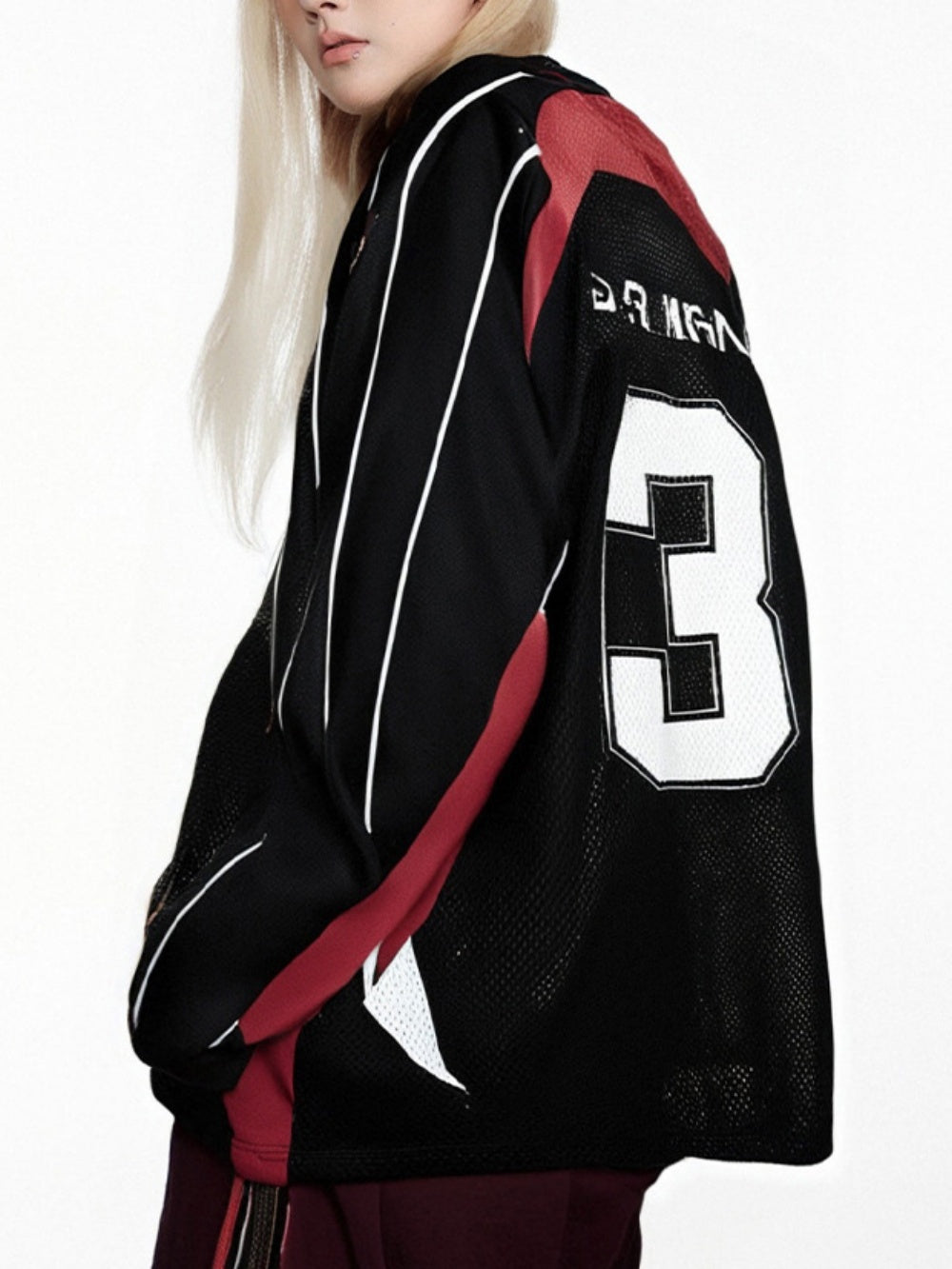 Atmungsaktive Patchwork-T-Shirts mit Farbblockmuster