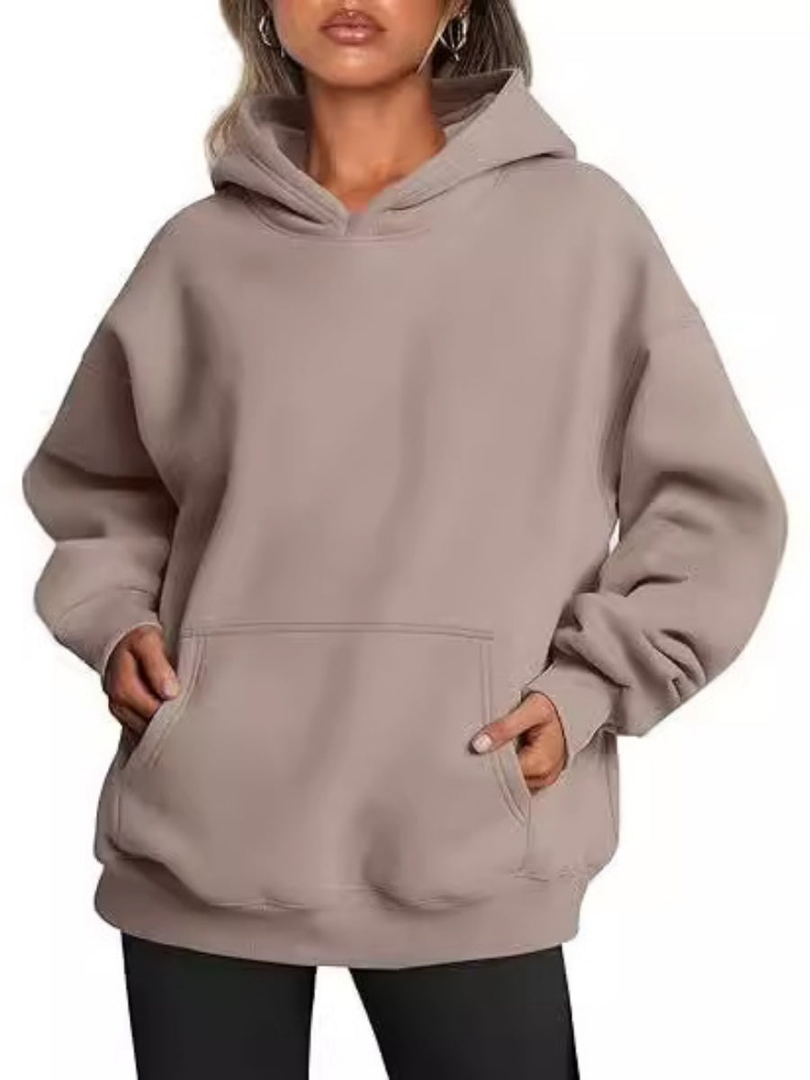 Liber Autumn Women's Pocket Sweatshirts&Hoodies