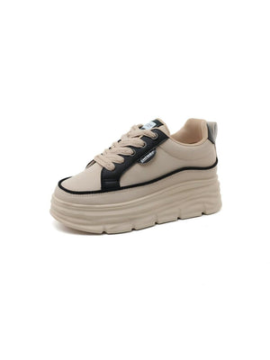 Colorblock Thick-Sole Women's Casual Sneakers