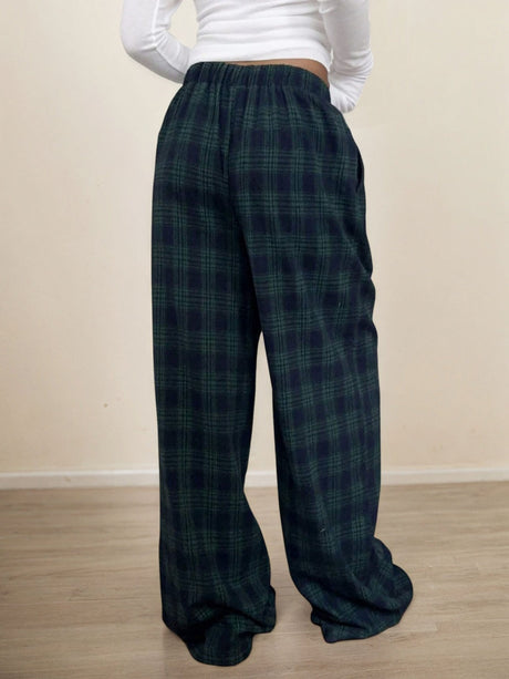 Liber Autumn Women's Plaid Pants