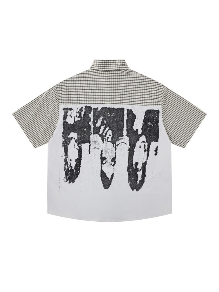 Retro Portrait Printed Shirts