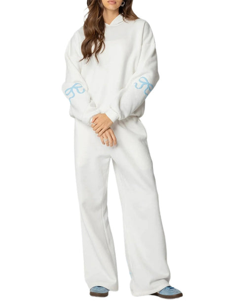 Liber Autumn Women's 3D Three-dimensional pattern 2-piece Sets