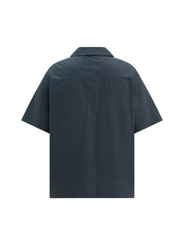 Plaid Layered-look Polo Shirt