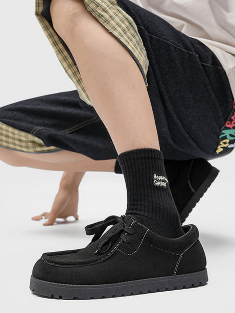 Suede Retro Casual Shoes