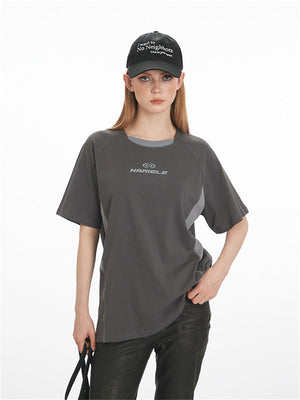 Liber Summer Women's Printed Letter T-shirts