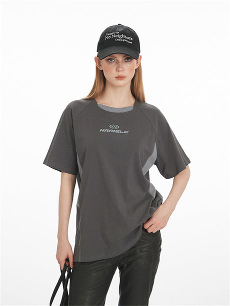 Liber Summer Women's Printed Letter T-shirts
