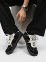 German Training Retro Color-blocked Lace-up Sneakers