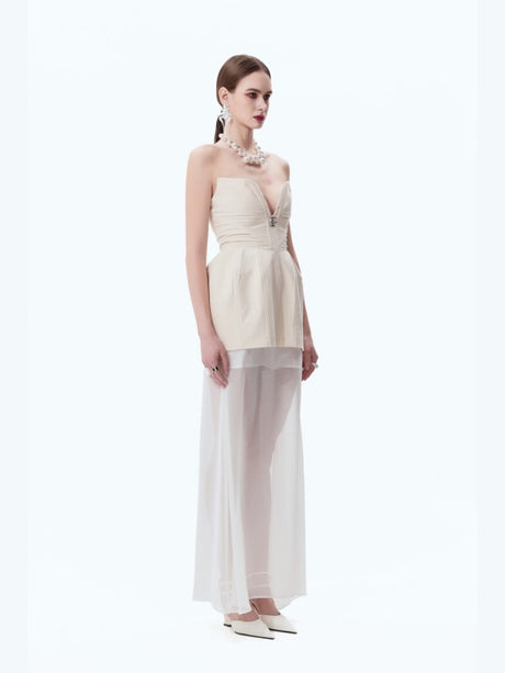 Royal-style Sheer Cotton Skirt