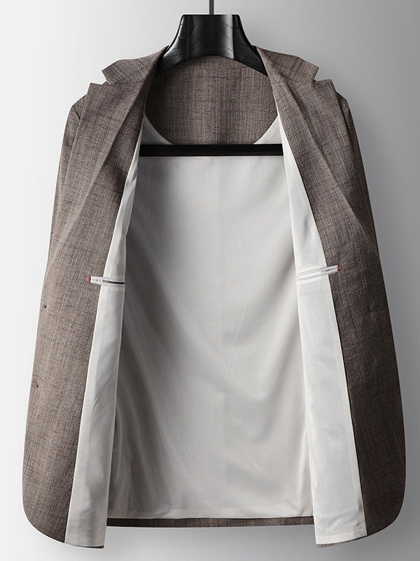 Business Leisure Dark Pattern Blazers