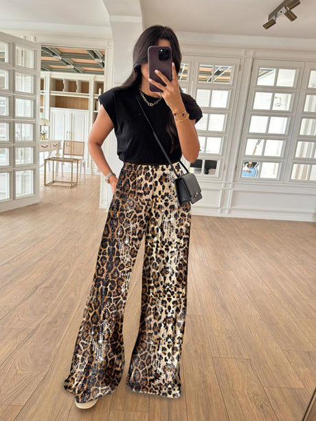 Liber Autumn Women's Sequins Pants