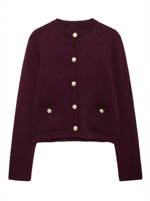 Basic Button-down Knit Cardigan