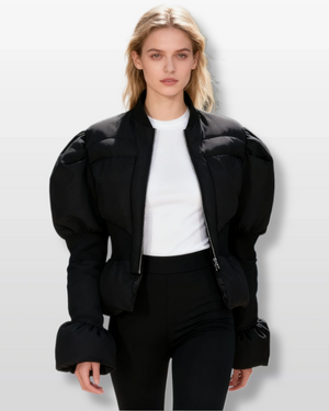 Stand-up Collar Long Sleeves Thick Jacket Winter Coats