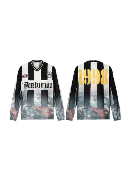 Liber Autumn Neutral wear Printed Stripes T-shirts
