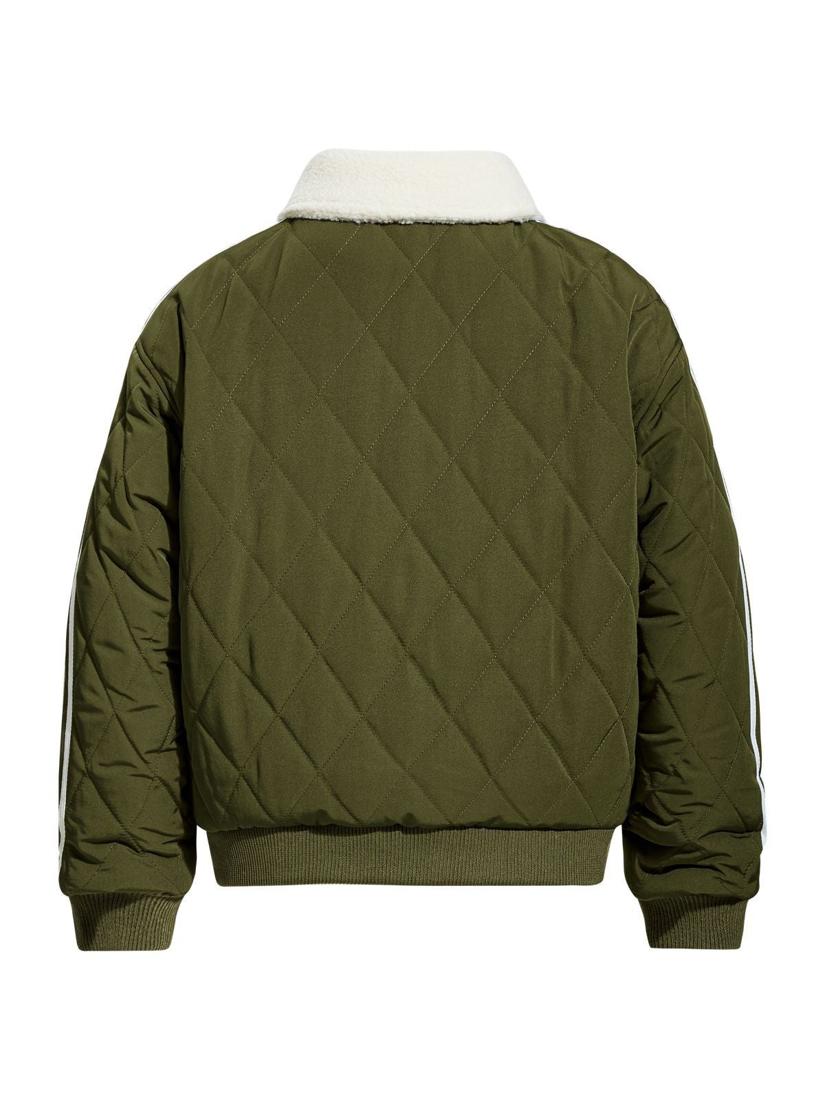 Retro Letter Embroidery Fur Collar Lapel Cotton Clothes