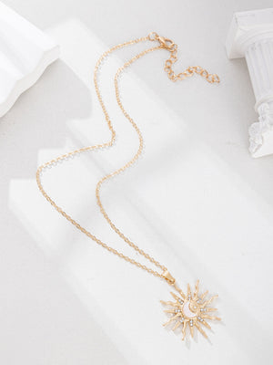 Alloy Sun Necklace