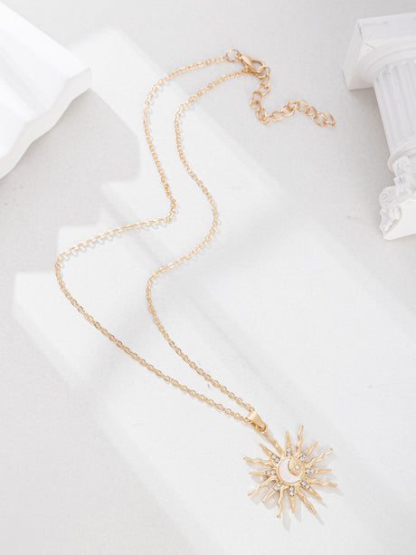Alloy Sun Necklace