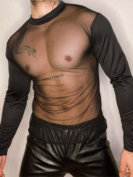 Sexy Mesh Perspective Lightweight T-shirts