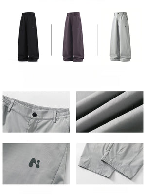 Outdoor Water-repellent Loose-fit Segmentation And Splicing Machete Pants