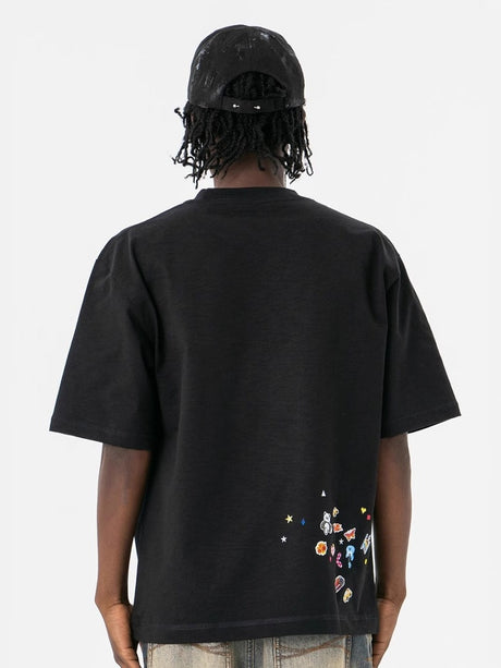 Liber Summer Men's Printed Cartoon T-shirts