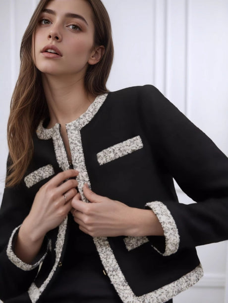 Liber Summer Women's Splicing Color matching Jackets