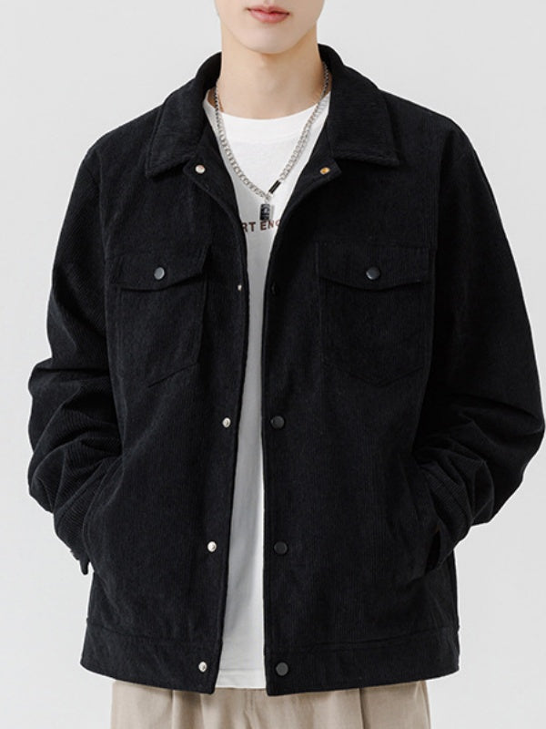 Veste de survêtement en velours côtelé