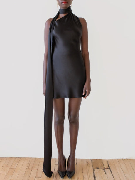 Halter Backless Satin Wedding Parties Bridesmaid Mini&Short Dresses