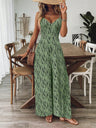 Retro Print Loose Jumpsuit