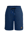 Herringbone Pattern Breathable Stretch Five Points Shorts